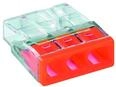 Borne De Connexion Wago 3 Voies Connexion Rapide Transparente 3 Conducteurs - Wago