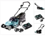 Dlm 382 Pg2 Akku Rasenm&auml;her 36 V ( 2x 18 V ) 38 Cm 40 L + 2x Akku 6,0 Ah +
