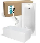 Calmwaters&reg; Premium Badewanne Komplettset 170x75 Cm Original, Made In Eu, 3in1