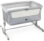 Next2me Dream Silver Beistellbett - Chicco - Ab 0 Monaten - H&ouml;henverstellbar -