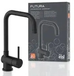 Futura Sp&uuml;ltischarmatur, Schwarz Matt
