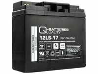Quality Batteries - Q-Batteries 12LS-17 12V 17Ah Blei-Vlies-Akku / agm vrla mit...