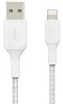 Belkin Lightning Lade/sync Kabel 15cm, Ummantelt, Mfi Zert, Wei&szlig;