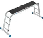 Aluminium-gelenkleiter Stabilo + Multiboard 4,40 M Podestleiter - Krause