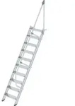 G&uuml;nzburger Steigtechnik - Treppe 60&deg; Stufenbreite 600 Mm 10 Stufen Aluminium