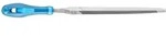 Pferd 11274127 S&auml;gefeile Dreikant Hieb 2 Inkl. Feilenheft L&auml;nge 125 Mm 1 St.