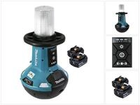 Dml 810 F Akku Led Fl&auml;chenlicht 18 / 36 V ( 2 X 18 V ) 5500 Lm Ip54 + 2x Akku 3,0 Ah