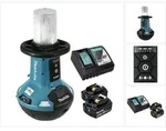 Makita - Dml 810 Rg Akku Led Fl&auml;chenlicht 18 / 36 V ( 2 X 18 V ) 5500 Lm Ip54 + 2x