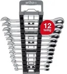Ringratschen-gabelschl&uuml;ssel Set 12-tlg. Inkl. Halter I Ring Ratschenschl&uuml;ssel Set