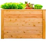 Westmann - Holz Hochbeet, Kr&auml;uterbeet 'l&auml;rche 100', Natur, 100 X 65 X 66 Cm (l X B