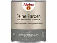 Feine Farben Lack No. 01 Stärke der Berge grau edelmatt 750 ml Buntlacke - Alpina
