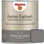 Feine Farben Lack No. 01 St&auml;rke Der Berge Grau Edelmatt 750 Ml Buntlacke - Alpina