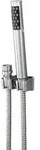 Wenko - Waschbeckenbrause Mit Duo Haken, Silber Gl&auml;nzend, Kunststoff (abs) Chrom,