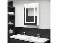 LED-Spiegelschrank,Bad Spiegelschrank fürs Bad Glänzend Weiß 50x13x70 cm...
