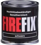 Firefix - Ofenlack Schwarz 125 Ml Ofenzubeh&ouml;r Thermolack Ofenfarbe Hitzebest&auml;ndig