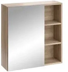 Vicco - Badspiegelschrank Senyo, Sonoma, 62 X 64 Cm