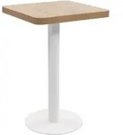Bistrotisch Hellbraun 50x50 Cm Mdf - Vidaxl