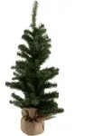 K&uuml;nstlicher Weihnachtsbaum Im Jutesack 90 Cm Tannenbaum Christbaum Dekobaum