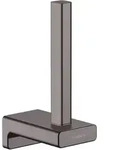 Addstoris - Ersatzpapierrollenhalter Chrom Schwarz Geb&uuml;rstet 41756340 - Hansgrohe