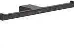 Addstoris - Doppelpapierrollenhalter, Schwarz Matt 41748670 - Hansgrohe