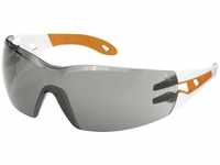 Uvex - pheos s 9192745 Schutzbrille Weiß, Orange