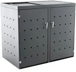 Clp - M&uuml;lltonnenverkleidung Nelli 132x80x116 Cm Anthrazit