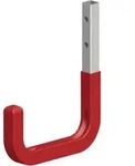 Wandhaken Gummiert T 15 X H 21 Cm, Stahl Verzinkt Rot Haken Universalhaken -...