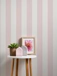 A.s.creations - Vliestapete Pink Streifen Tapete Gemustert Ansatzfrei Trendwall 2
