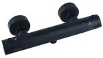Brausethermostat Noir Round Schwarz Brausethermostat - Cornat