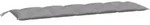 Gartenbank-auflage Grau 180x50x7 Cm Oxford-gewebe Vidaxl