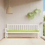 Gartenbank-auflage Hellgr&uuml;n 200x50x7 Cm Oxford-gewebe Vidaxl