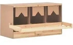 3er Legenest 72x33x38 Cm Massivholz Kiefer Vidaxl