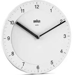 Bc 06 W Quarzwanduhr Analog Wei&szlig; - Braun