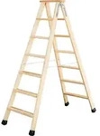 Munk Holz Stufen-stehleiter 2x7 Stufen
