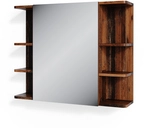 Vicco - Badspiegelschrank Fynn, Antikholz, 79.6 X 64 Cm