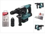Makita Dhr 243 Z Akku Bohrhammer 18 V 2,0 J Sds Plus Brushless + 5 Tlg. Bohrer...