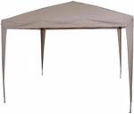 Siena Garden - Starter Pavillon 300x300 Cm, Taupe Gestell Aus Stahl, Grau, Bezug Aus