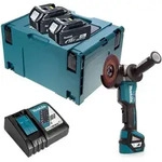 Winkelschleifer 18v Lxt &Oslash;125 Mm (2x3,0 Ah) In Makpac Makita Dga517rfj