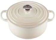 Le Creuset - Signature Roaster Round 22cm Meringue Creme (21177227164430)
