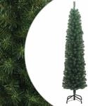 Vidaxl K&uuml;nstlicher Weihnachtsbaum Schlank Mit St&auml;nder Gr&uuml;n 240 Cm Pvc