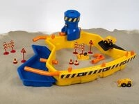 Cat&reg; Sandbaustelle Mega U.a. Fahrzeuge, Sandkasten Uvm