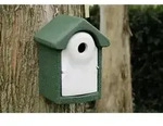 Cj Wildlife Nistkasten Holzbeton Gr&uuml;n/wei&szlig; Lxbxh 24x19x18 Cm Vogelhaus