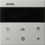 Gira S3000 Rtr Display System 55 Edelstahl [5393600], 5393 600