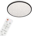 Led Deckenleuchte Dimmbar Cct Memoryfunktion Sternenhimmel 24w Schwarz Briloner