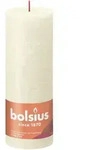 Bolsius - Rustik Stumpenkerze Weiche Perle, H&ouml;he 19 Cm, &Oslash; 6,8 Cm Stumpen- Und