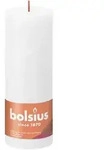 Bolsius - Rustik Stumpenkerze Wolkiges Wei&szlig;, H&ouml;he 19 Cm, &Oslash; 6,8 Cm Stumpen- Und