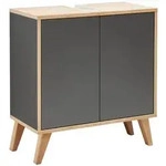 Fackelmann Finn Badm&ouml;bel Set 2 Teile / Waschbeckenunterschrank Mit Push-to-open / 4