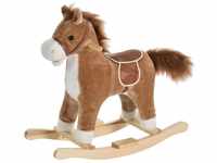Kinder Schaukelpferd Baby Schaukeltier Pferd mit Tiergeräusche Spielzeug...