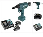 Makita Drv 250 Rt Akku Blindnietsetzger&auml;t 18v 20kn Brushless + 2x Akku 5,0ah +