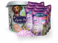 Lyra Pet - 6 x 5 Liter ® Lyra Power Silica Silikat klumpend Katzenstreu in 30 l